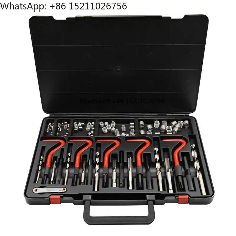 GSR HSS Metric Helicoil M5-M12/M6-14 Thread Repair Kit Thread Repair Tool Drill Bits Screw Tap Thread Inserts