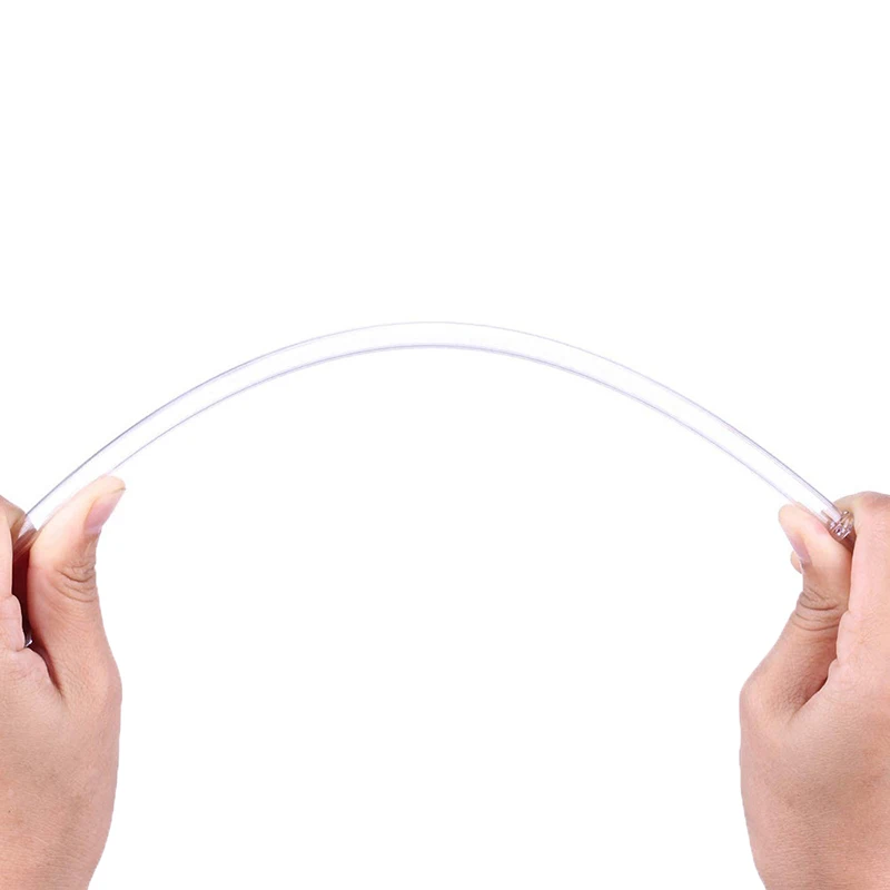 10Pcs Clear Buckle Straws Rigid Reusable Straws For Mugs Drinking Accessories