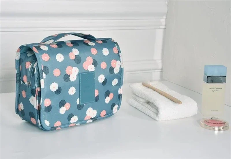 Multifunktionale Reise-Kosmetiktasche mit Haken, wasserdichte Aufbewahrungstasche für Kosmetikartikel, Toilettenartikel, Beauty-Organizer, Damen-Badezimmer-Aufbewahrungstasche – Detail 3