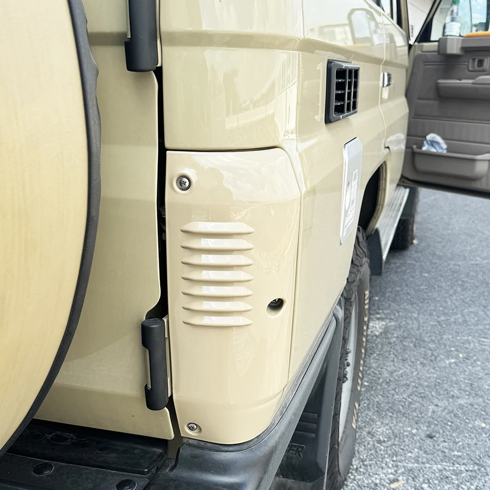 ABS Painting Tail Light Lamp Protective Cover For to yota Land Cruiser 76 LC76 FJ76 Accessories