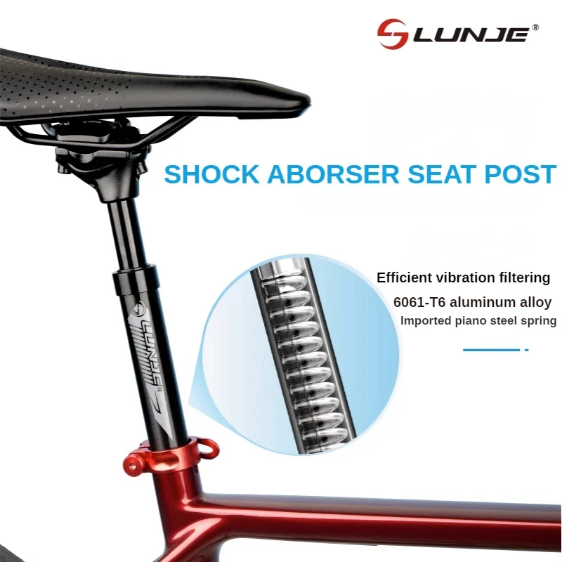 Suspension Dropper Mtb Bicycle SeatPost Saddle Tube 27.2\28.4\30.4\30.9\31.6 Shock Absorber Saddle Mountain Bike Accessories