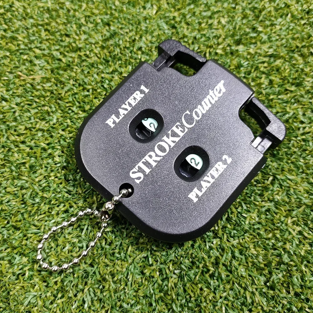 Mini Handy Golf Shot Count Stroke Putt Score Counter Two Digits Scoring Keeper with Key Chain Golf Training Aids Golf Accessorie