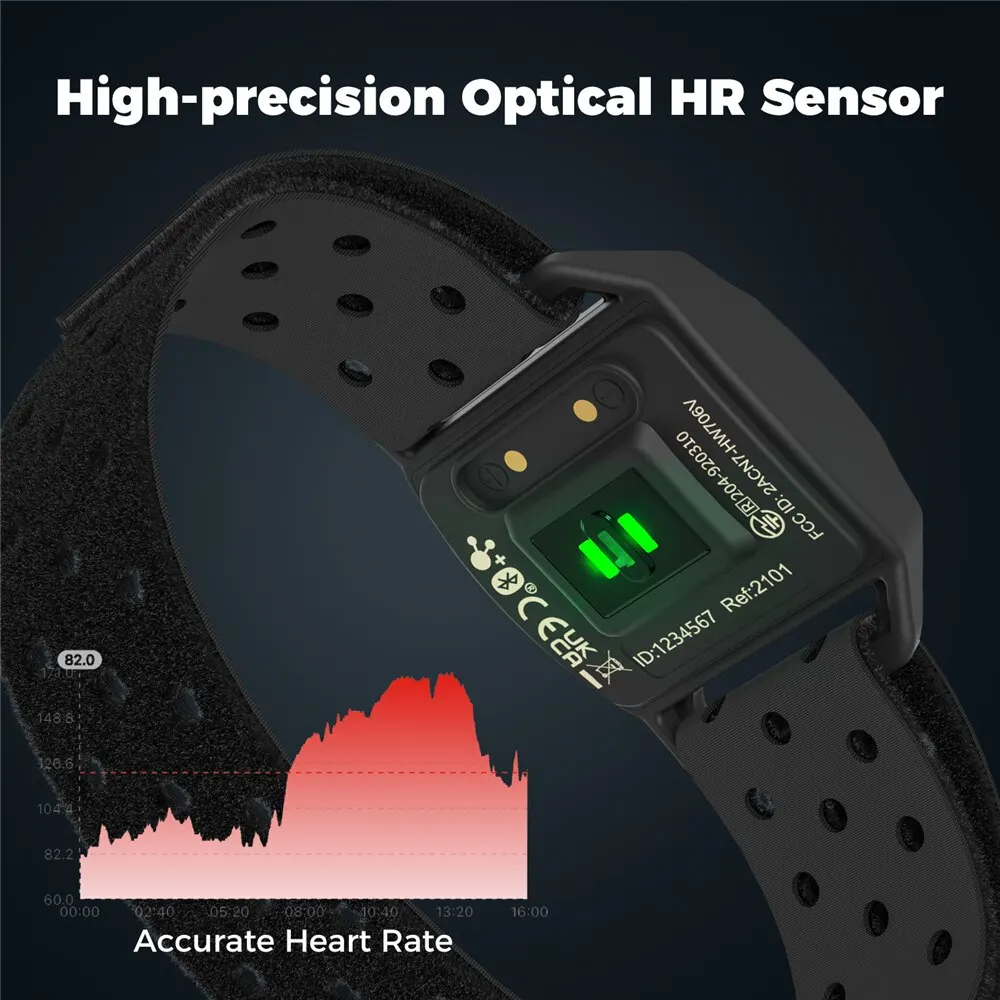 COOSPO Heart Rate Monitor Optical Fitness Outdoor Beat Sensor Bluetooth 4.0 ANT For Garmin Wahoo Bike Computer