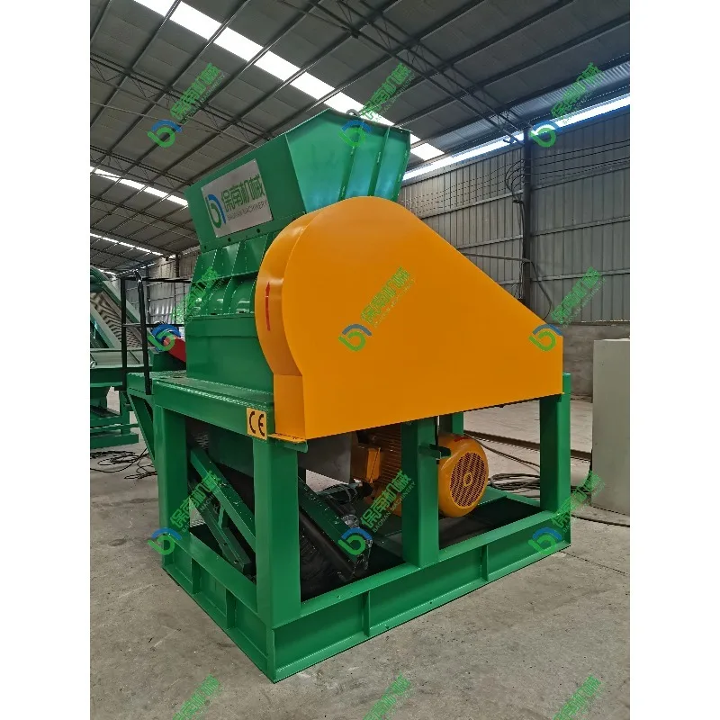 Electric Double Shaft Shredder Waste Plastic Crusher 220V/380V 7.5kW High Carbon Steel Blades High Productivity