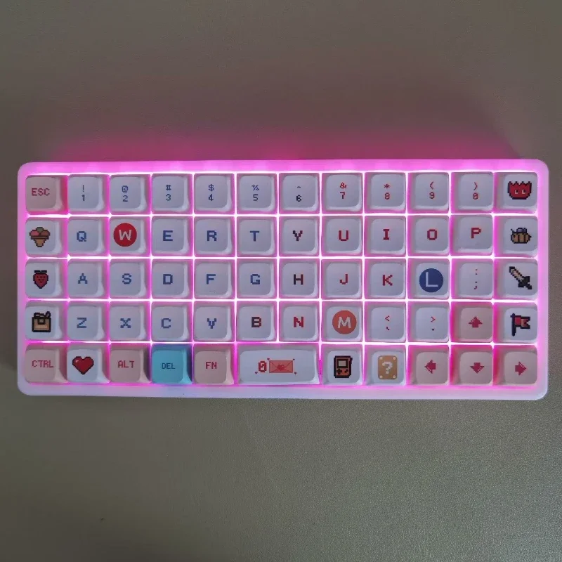 NEW Planck50 Keyboard Hot Plug RGB Backlight Custom Tri Mode Bluetooth/2.4G Wireless Keyboard Kit Layout Prog Rammable VIA Key