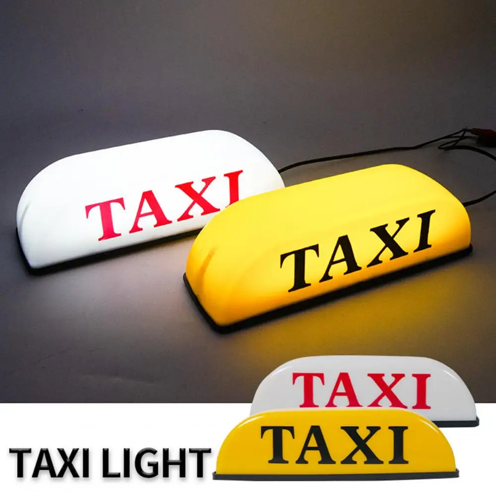 High Taxi Roof Sign Energy Efficient Waterproof Magnetic Taxi Cab Sign Lamp with Long Lifespan Quick Installation Bright Top