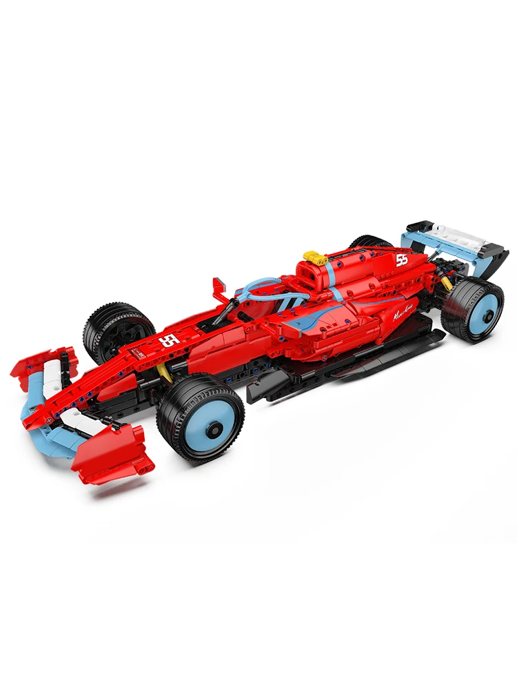 Mould King 13209 Technisches Auto-Spielzeug Der SF-24 Rennwagen Baustein-Set Sportwagen-Modell Bausteine Kinder Weihnachtsgeschenk