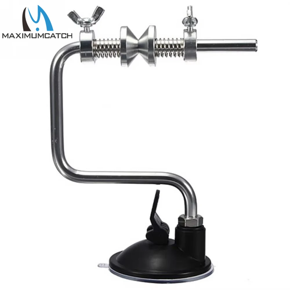 Maximumcatch Aluminum Line Spooler Portable Fishing Reel Spooling System Tool for Braid Mono Fluoro Line Winder Spooling Station