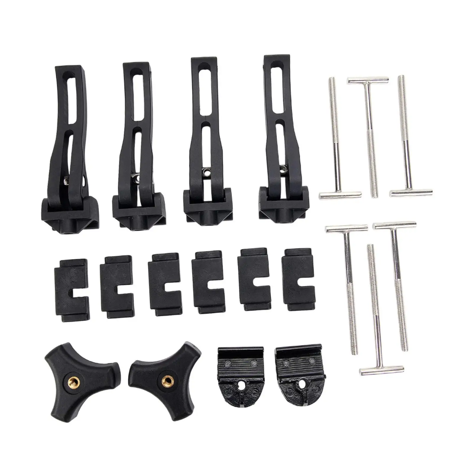 Tonneau capa braçadeira acessório versátil resistente profissional de alto desempenho fácil instalação conjunto fixador tampa tronco do carro