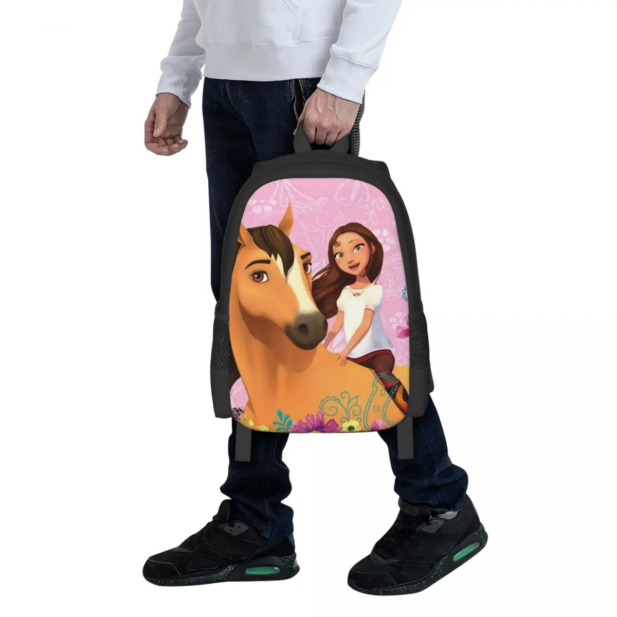 

Рюкзак Spirit Riding Free для студентов, школьный рюкзак, походный рюкзак для путешествий, модная сумка для книг, сумка через плечо для мужчин и женщин