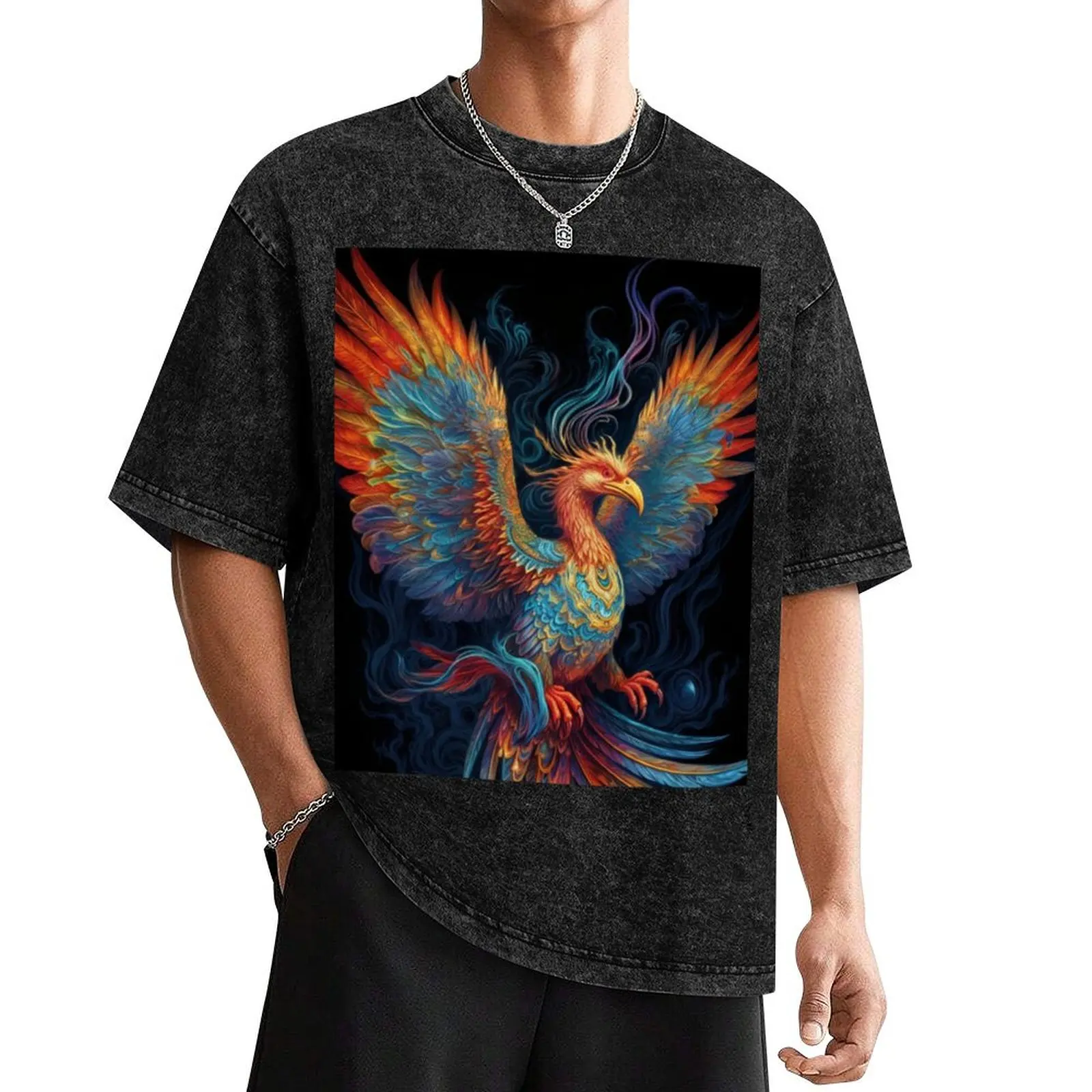 Simurgh - Benevolent Giant of Persian Skies T-Shirt anime new edition plus size tops for a boy shirts men graphic