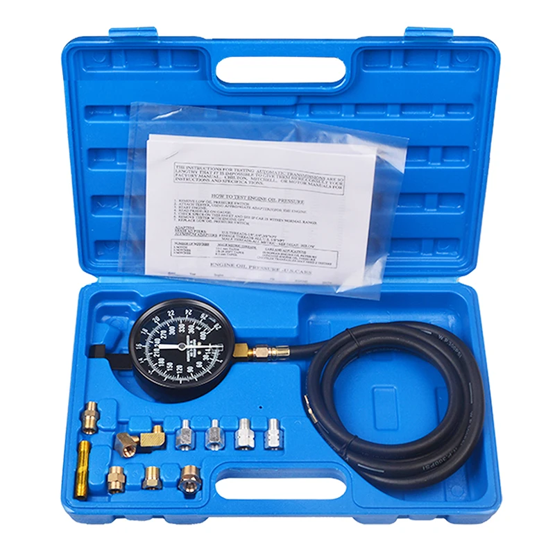 AS1030 Engine Oil Pressure Tester Test Gauge Diagnostic Test Tool Set Kit Automobile hydraulic oil pressure gauge