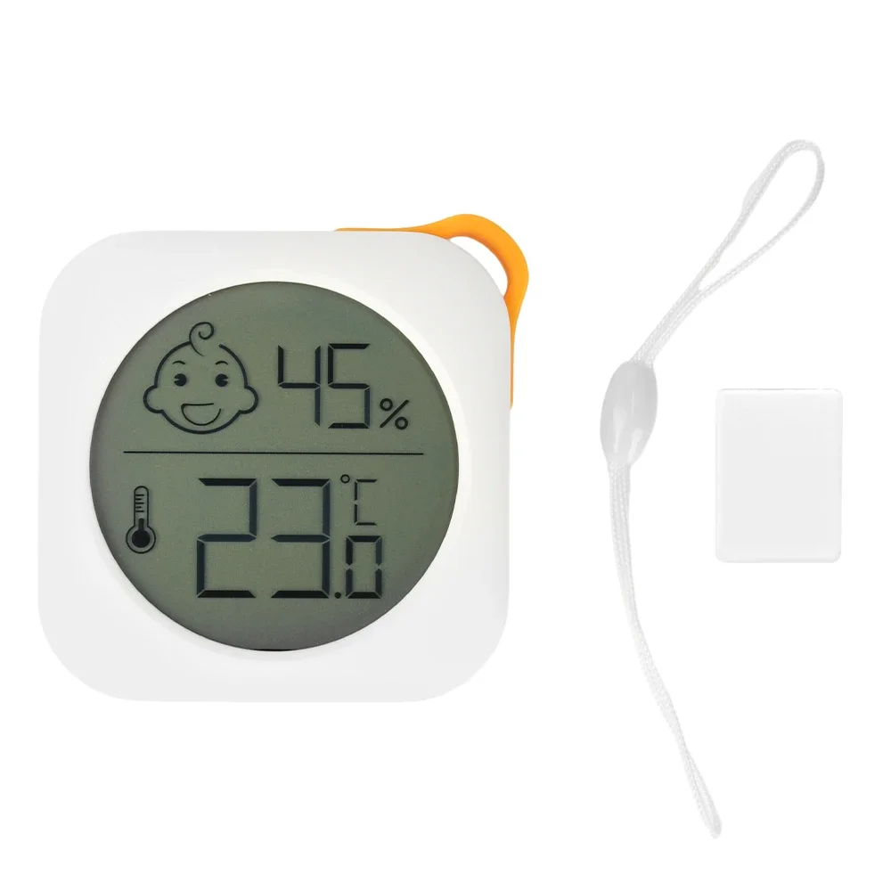 Compteur d'humidité de température portable, -20 ~ 60 ℃   Haute précision avec icônes de confort, su