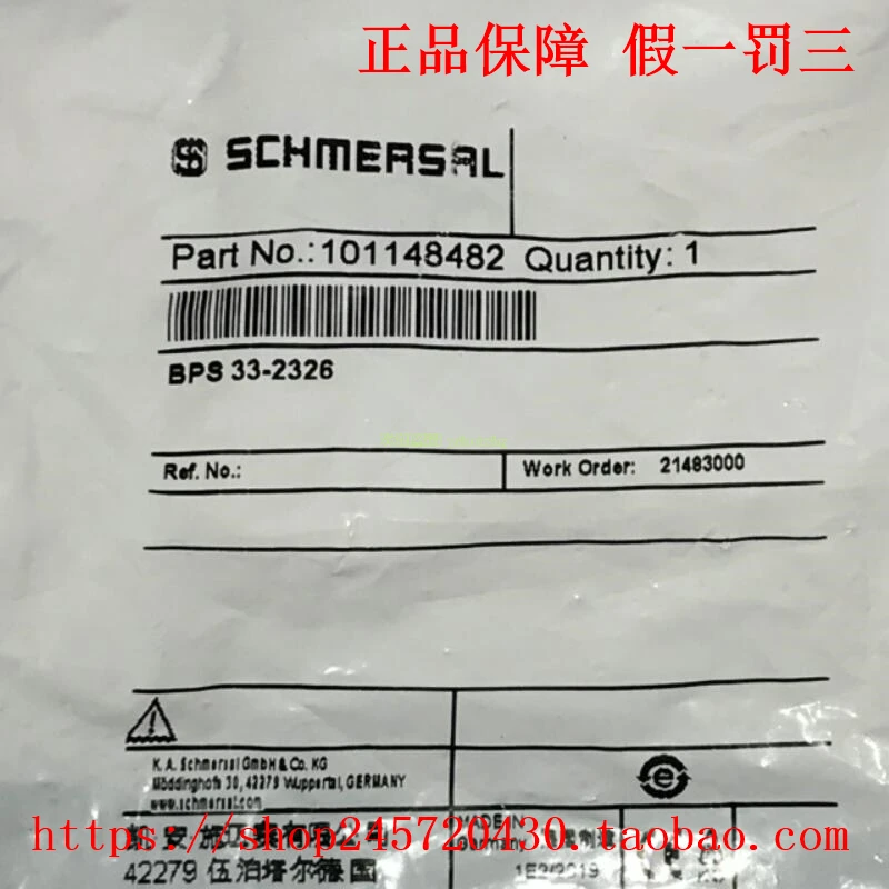 BNS 36-STG-AS-R/AS-L Original German SCHMERSAL Contactless Safety Switch