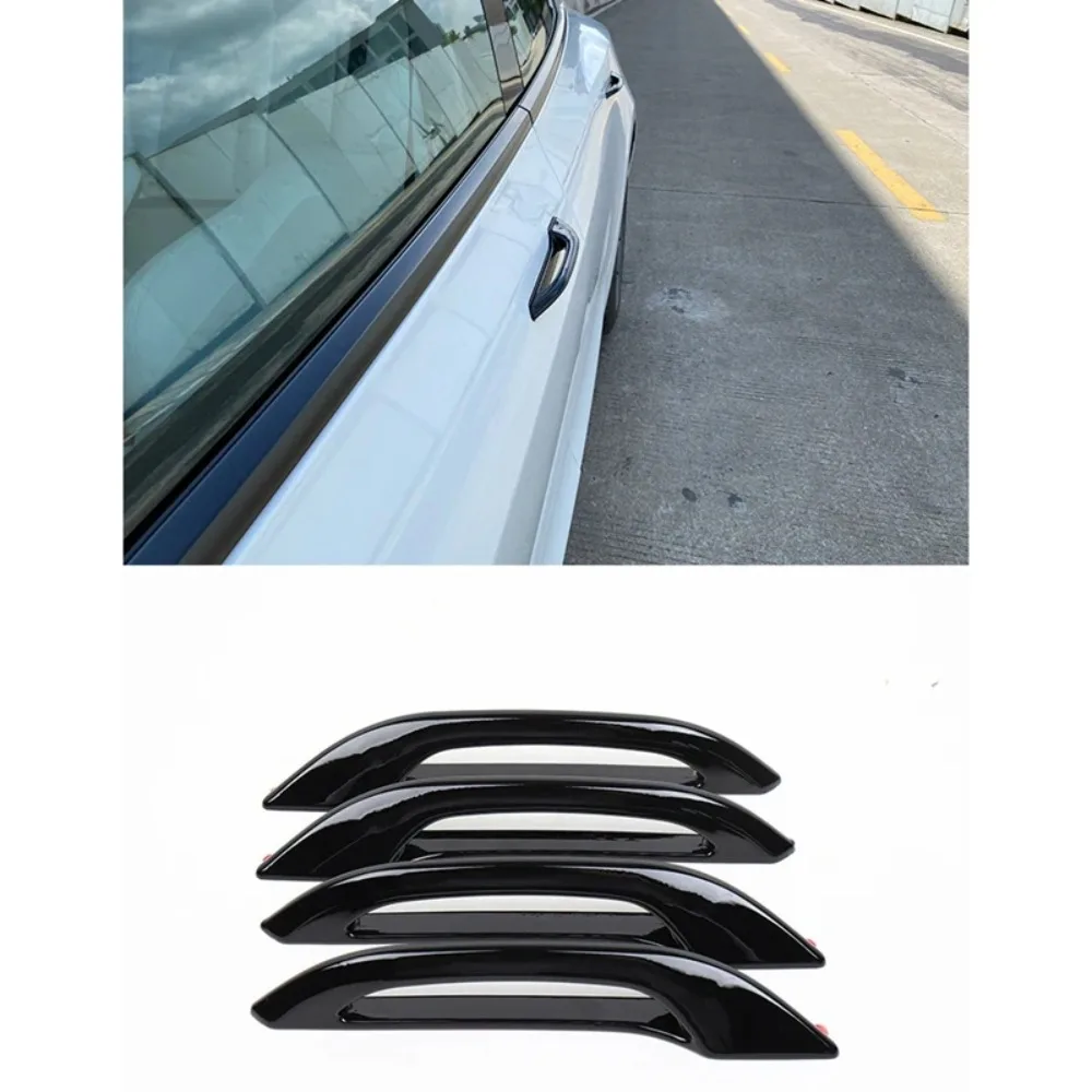 Door Handles for Tesla Model 3 Y Antifreeze Handle Stickers Patch Cover Car Modification Frost-proof Doorknob ABS 4PCS 2017-2024