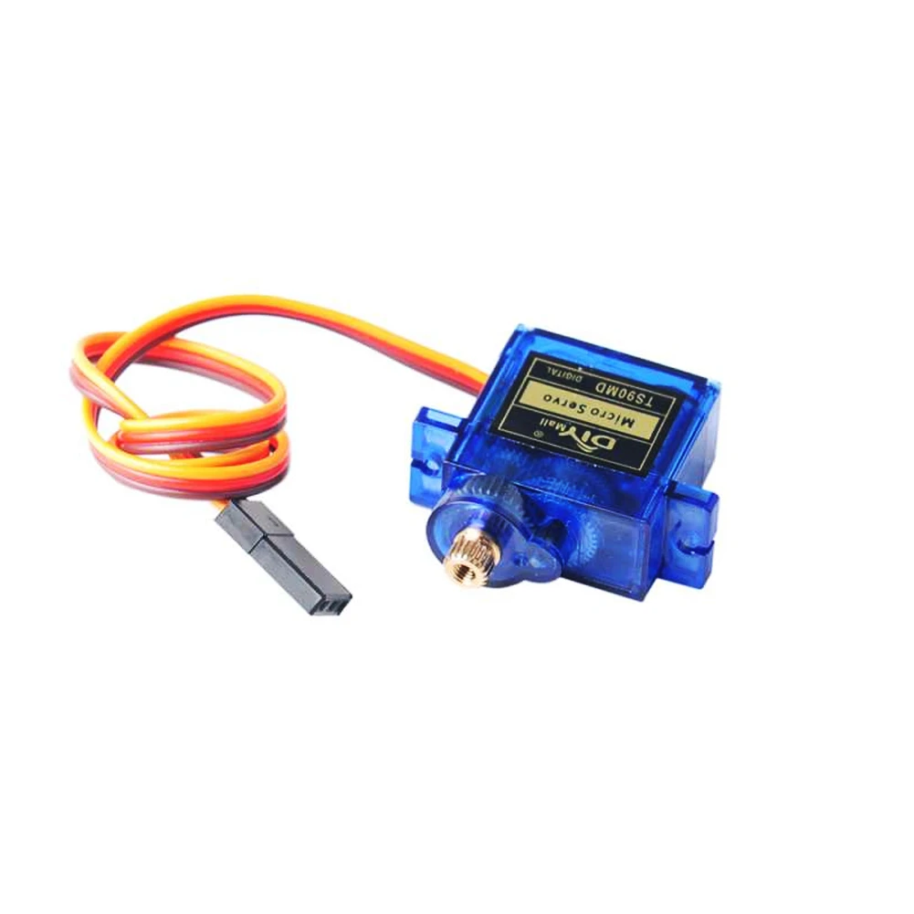 4 pezzi TS90MD Servo digitale Full Metal Gear Micro Servo 180 ° /270 ° /360 °   per modello di robot per barche per auto, elicottero RC 450