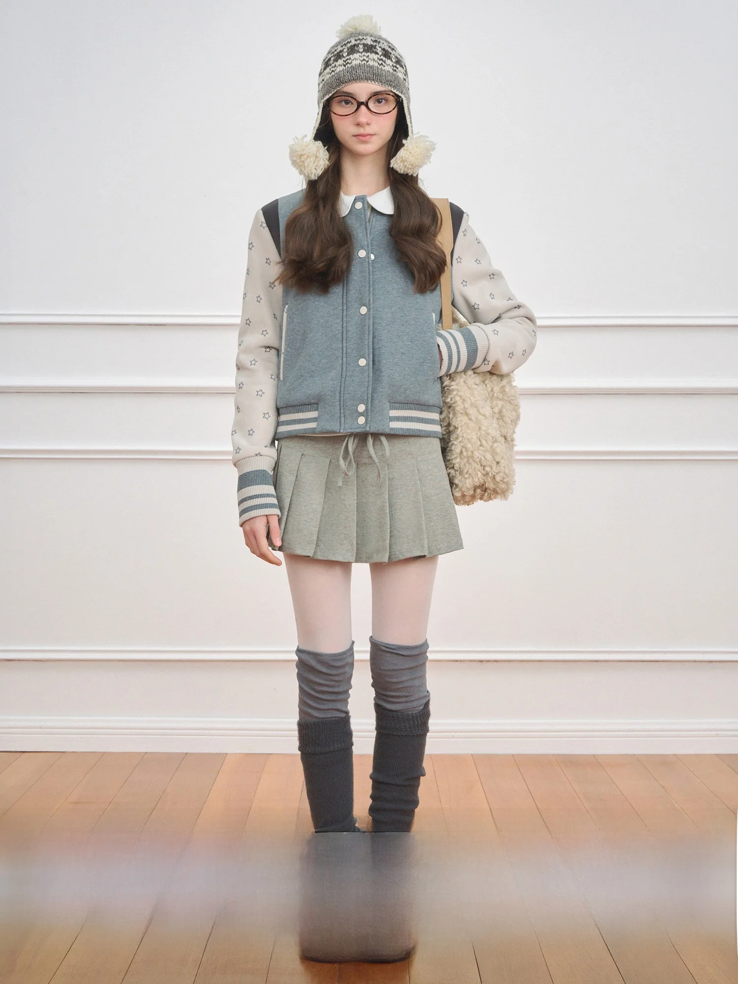 

Женская приталенная куртка-бомбер NECY Star Spliced, повседневная, осенне-зимняя, в стиле ретро, с цветным блоком, из смесового хлопка