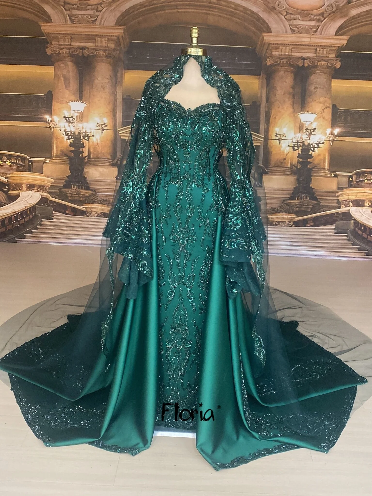 emerald green lace long sleeve dress Evening gown shirt-neck:18 Lulus | Black Strapless style_Sexy and sleek long sleeves