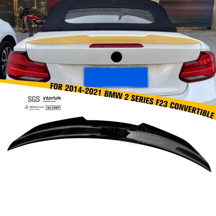 

High quality rear wingCar Body Kit Parts ABS Carbon Fiber PSM Style Rear Trunk Spoiler Wing for BMW 2 Series F23 220i Sport Conv