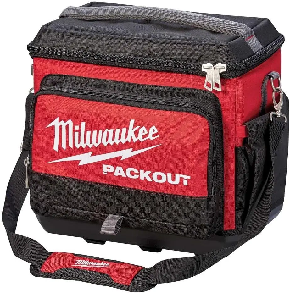 

Milwaukee 932471132 Packout Jobsite Cooler, Red