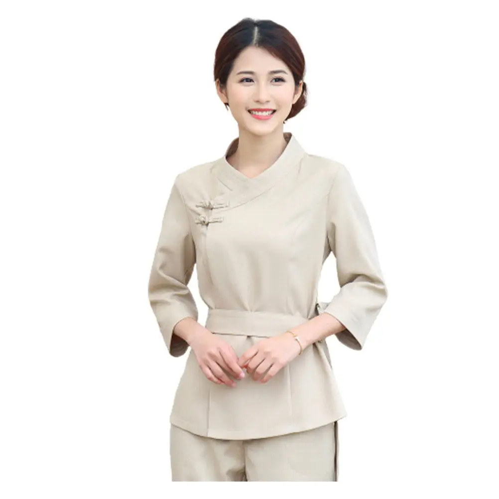 conjunto-de-1-pieza-overol-ligero-y-plegable-para-tecnicos-de-belleza-color-beige-traje-comodo-para-spa-y-salon-con-correa-ajustable-en-la-cintura