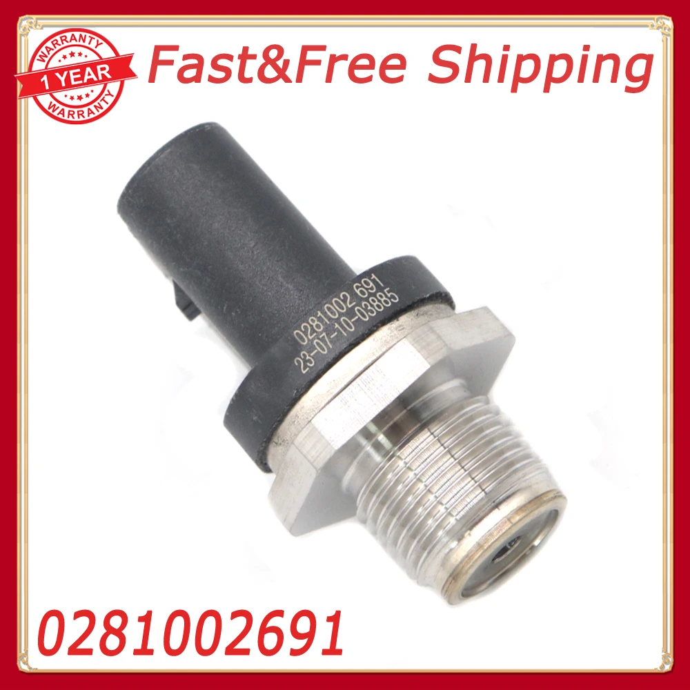 

Car Fuel Rail Pressure Regulator Sensor Valve 0281002691 For Audi A4 2006-2008 A6 2004-2011 A8 2003-2010