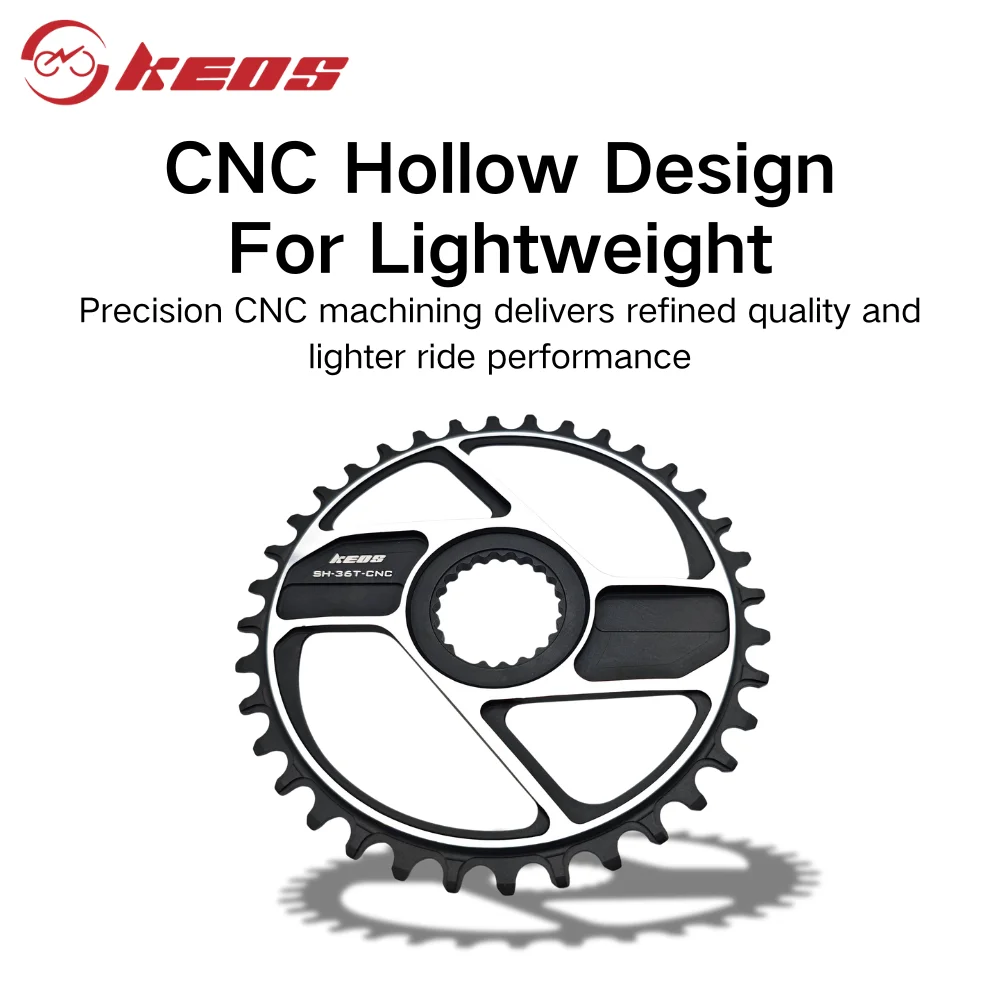 KEOS MTB Chianring لـ 12 سرعة SH Direct Mount Crankset M9200 M9220 34T/36T/38T/40T سلسلة لـ 7-12 سرعة CNC جوفاء خفيفة الوزن #4