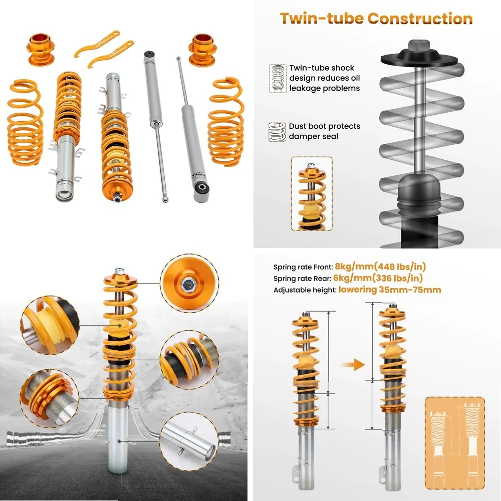 

Комплект регулируемой подвески MaXpeedingrods для VW Golf IV, Beetle, Seat Leon 1999-2006 годов выпуска