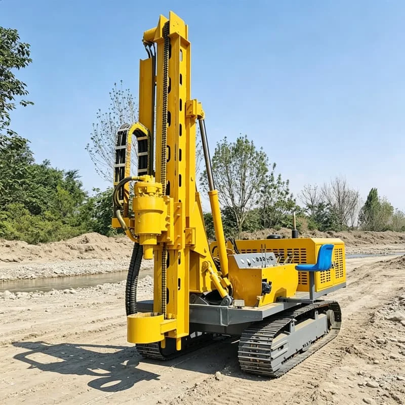 Rotary Pile Rig Hydraulic Crawler Mounted Drilling Piling Machine Customized Drilling Diameter for Port Dock Bridge Construction