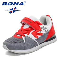 BONA New Outdoor Walking Jooging Sneakers stile classico scarpe Casual per bambini Hook & Loop scarpe per ragazzi comode spedizione gratuita