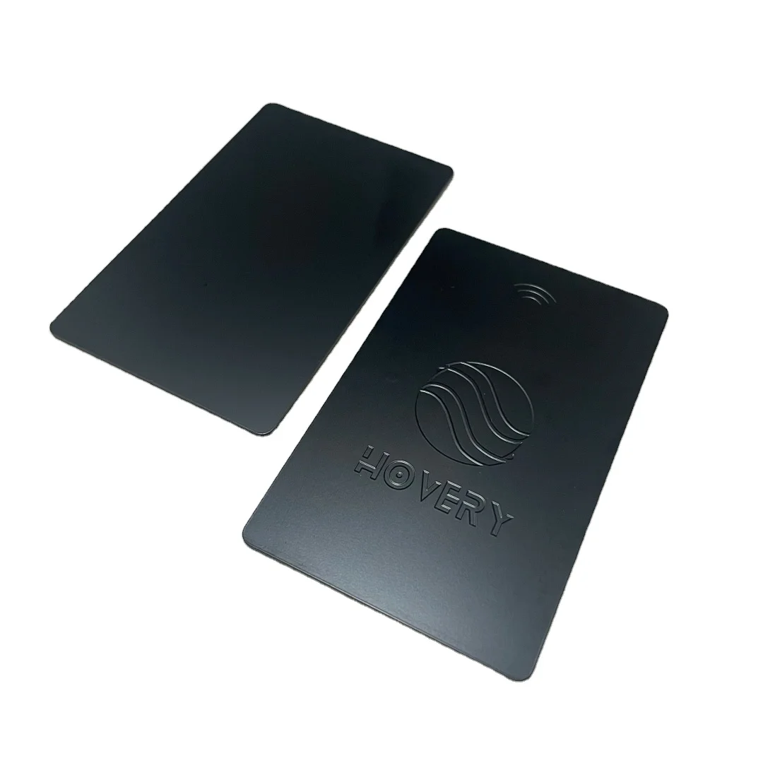 Customized inquiry White Matt Stainless Steel Cards Engraved Background /Textures VIP Member Metallic Business Cards