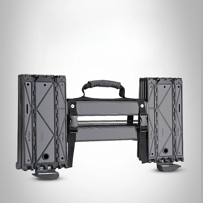 Fire scene Aluminum alloy fast folding ladder Fire emergency rescue Fast folding escape ladder High-rise rescue ladder