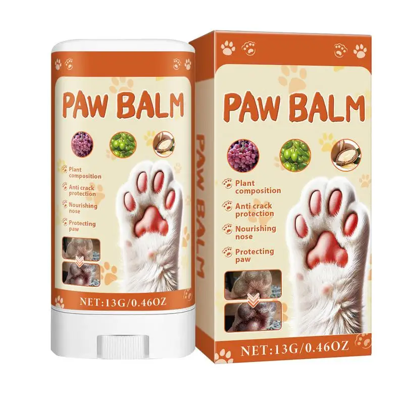 Dry Cracked Dog Paws Moisturising Dog Paw Pad Balm Dog Skin Soother Dog Paw Protector Dogs Paw Lotion Dog Natural Skin Soother