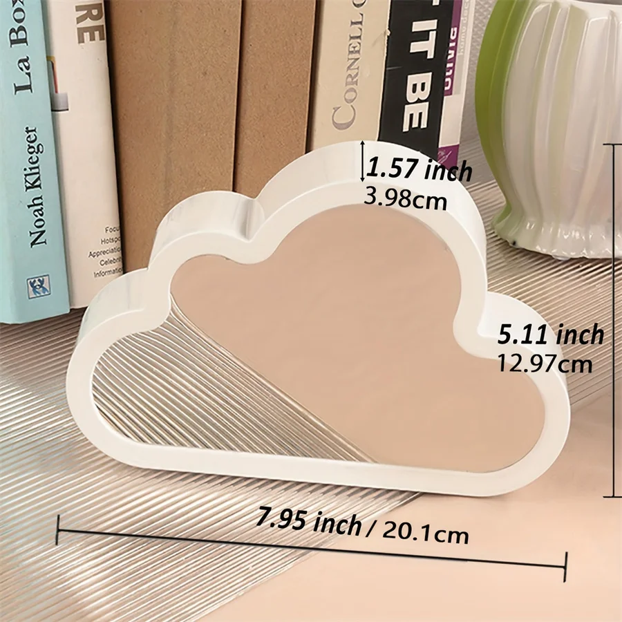 مصباح فني غائم على شكل زهرة توليب - ضوء ليلي مصنوع يدويًا ثلاثي الأبعاد من الراتنج مع قاعدة كريستالية