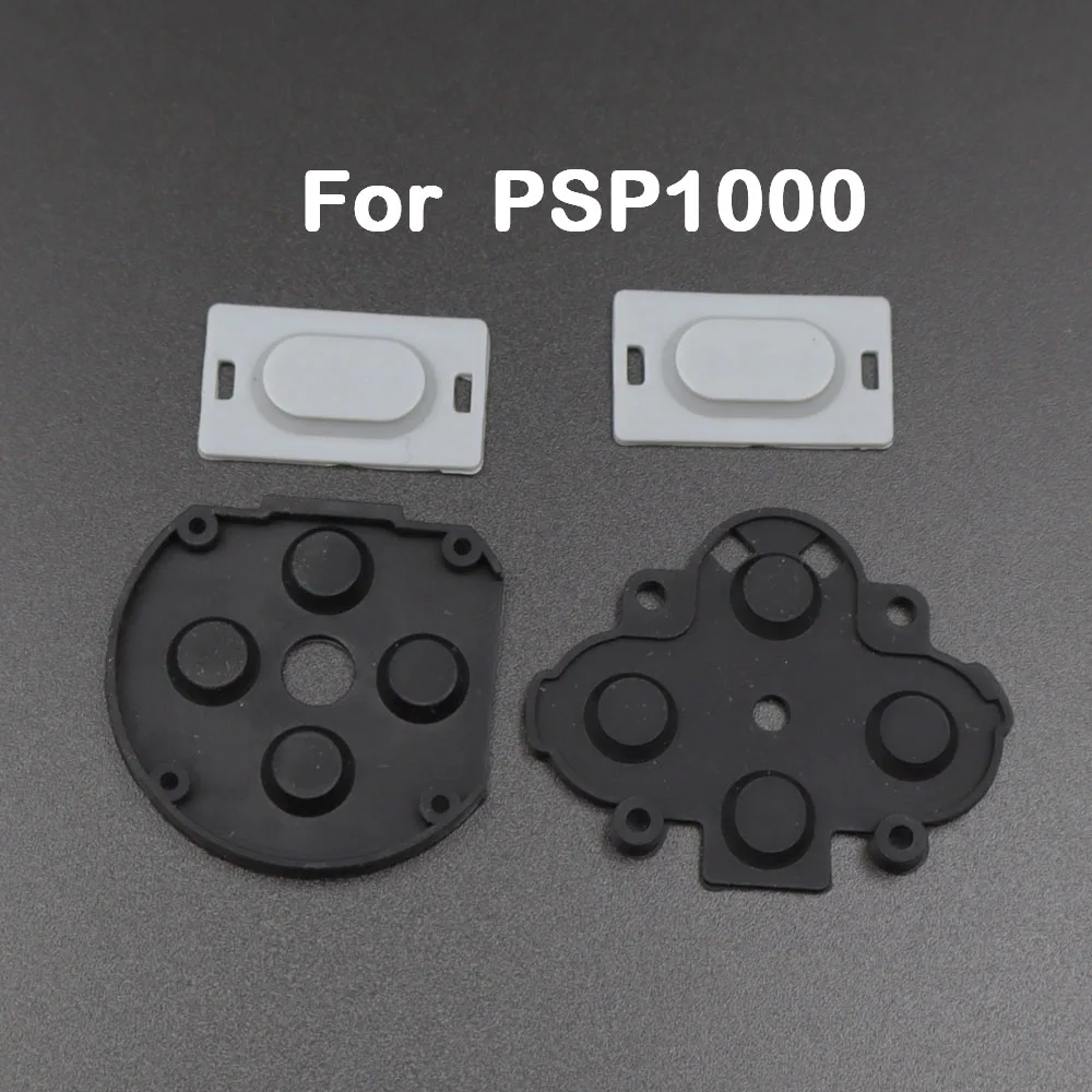1 مجموعة ل PS5 V1 V2 V3 PS3 PS2 PS4 برو سليم ل PSP1000 تحكم استبدال موصل المطاط زر منصات السيليكون