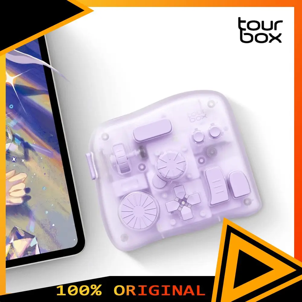 

New TourBox Elite Plus Bluetooth Keyboard Extreme Series Console Customized Drawing CSP iPad Mini Keyboard Portable PC Gift