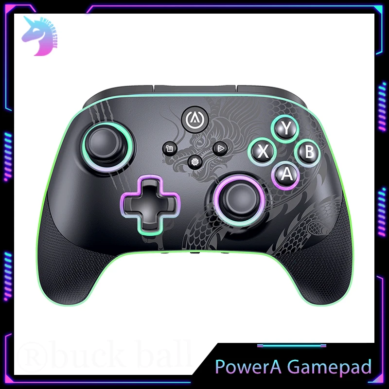 

PowerA Battle Dragon Series Controller 1200mah Bt Wireless Gamepad For Opsv3 Pro Customized Rgb Hall 1k Polling Rate Rocker