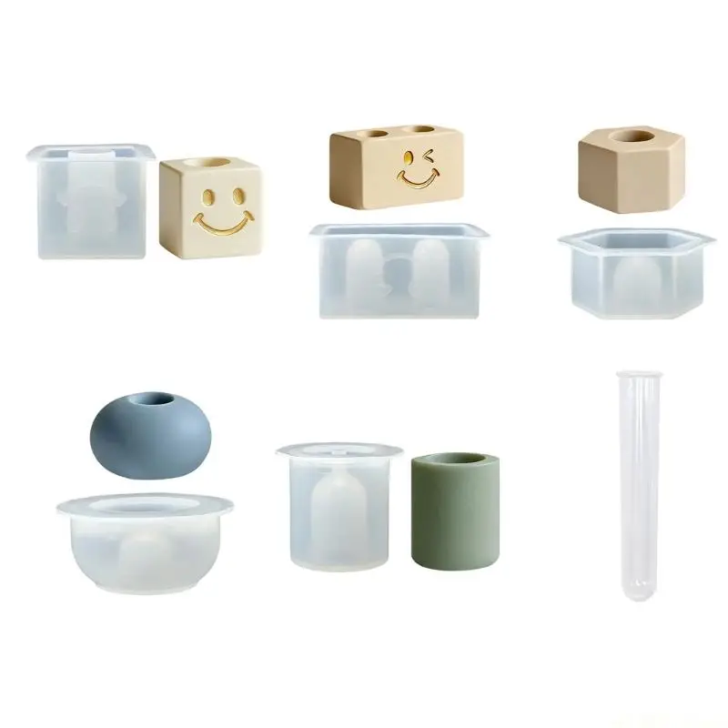 

D46E Гибкая силиконовая основа для цветочных композиций из пробирок «сделай сам», идеально подходит для небольших помещений и