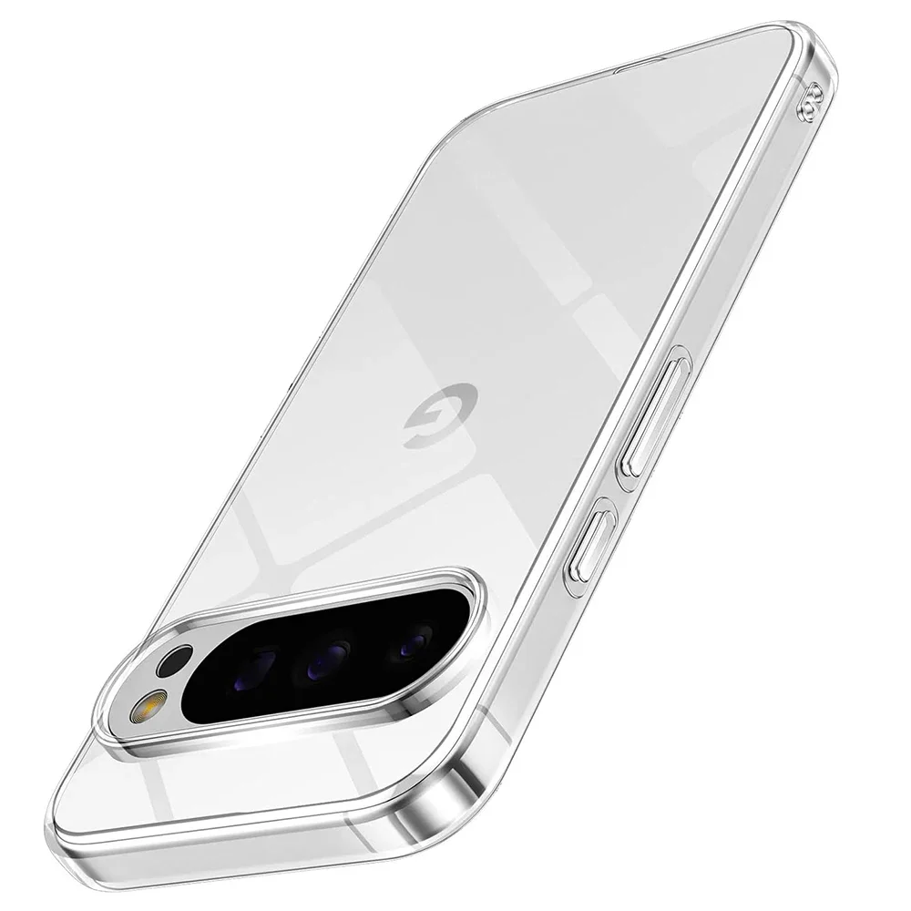 

Тонкий противоударный силиконовый мягкий чехол для Google Pixel 10 9A 9 ProXL 8 8A 7 7A 6 6A Pro XL, прозрачная задняя крышка, прозрачный чехол