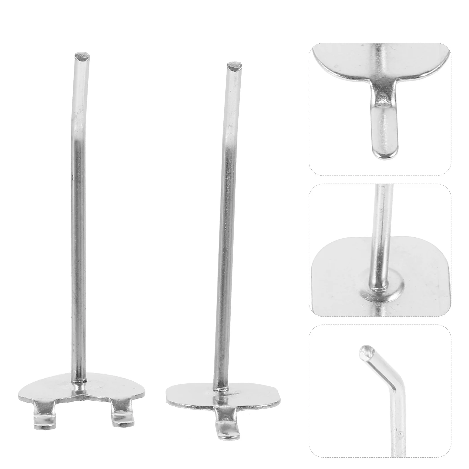 

20Pcs Heart Shaped Metal Pegboard Hooks Strong Utility Hangers for Home Garage Workshop Storage Organization Tools