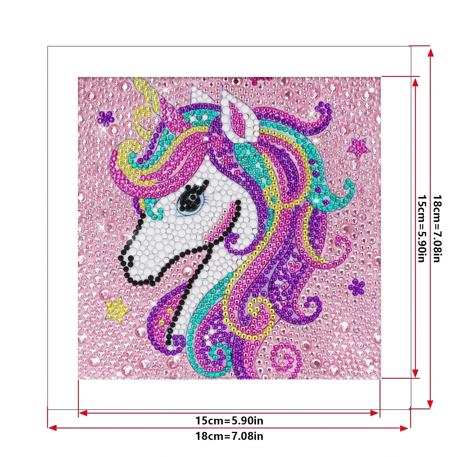 New DIY Mosaic Carft Kits Diamond Arts and Crafts For Kids Brilliant 5d Diamond Painting Kits for Children Up 5 Yesrs Old