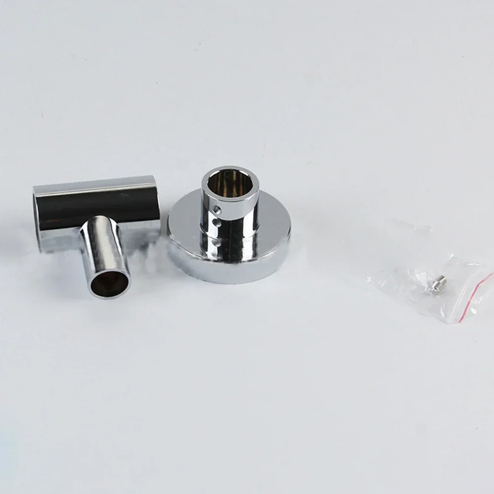 25mm Fixed Seat For Shower Pipe ABS Wall Rod Bracket Shower Fitting Holder Bathroom Accessory For Different Bathroom Setups