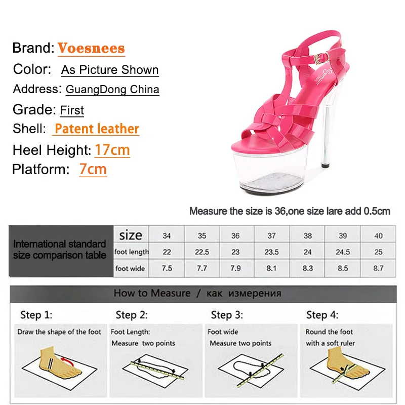 Trend New 17CM High Heels Nightclub Luminous Sandals Transparent Crystal Sole Catwalk Shoes Women LED Light Up Pole Dance Pumps