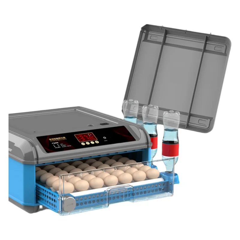 500 Capacity Fully Automatic Egg Incubator with Chick Roller Motor New PP Material for Chicken Duck Ostrich