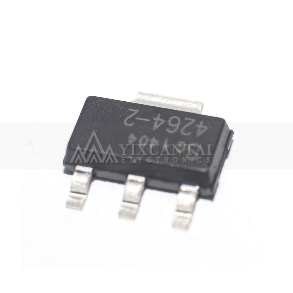 10-50PCS/LOT NEW Original TLE4264-2G  Marking:4264-2  TLE42642GHTSA2  IC REG LINEAR 5V 150MA SOT223-4