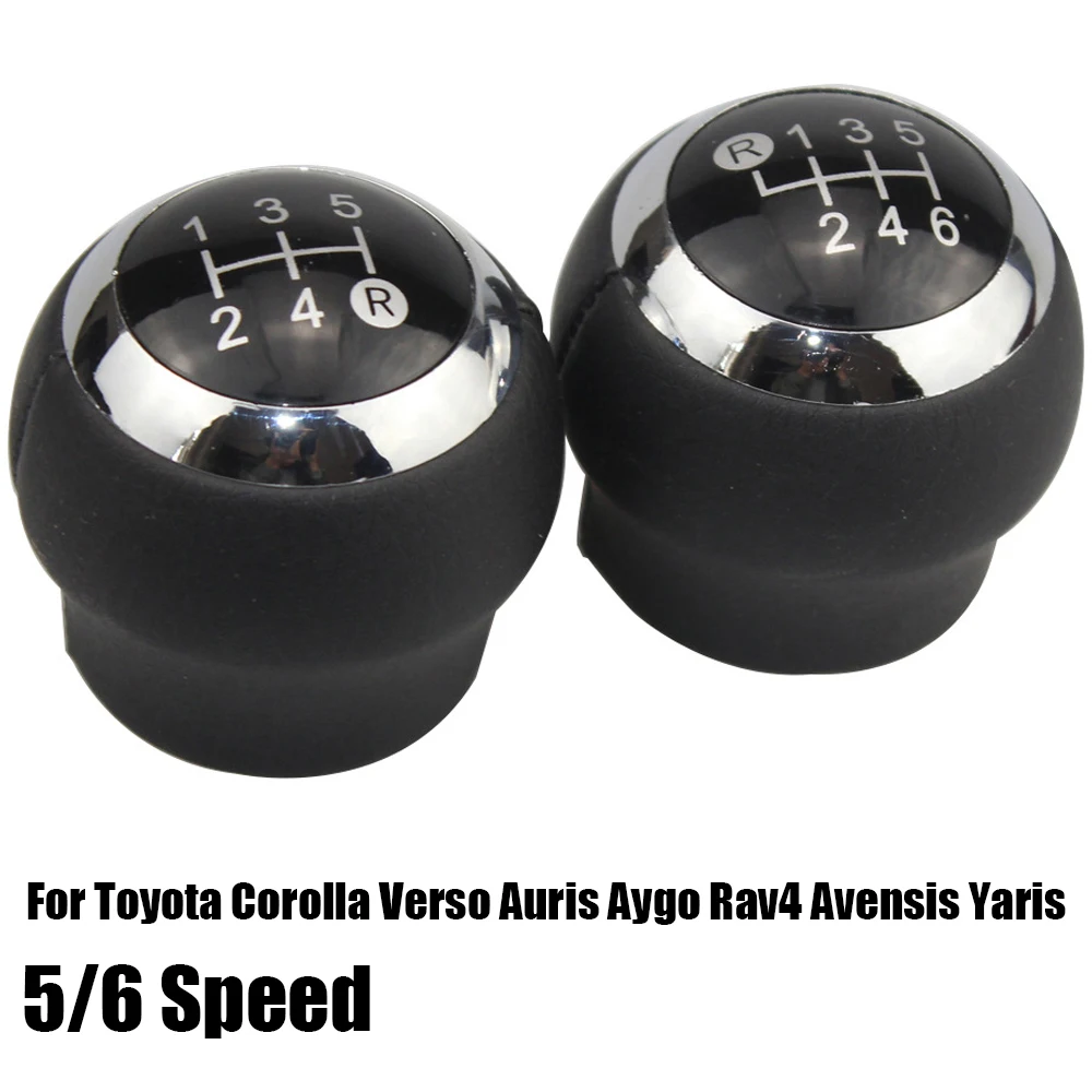

5/6скоростная автомобильная ручка рычага переключения передач для Toyota Corolla Verso Auris Aygo Rav4 Avensis Yaris, автомобильные аксессуары, ручка переключения передач, гандбол