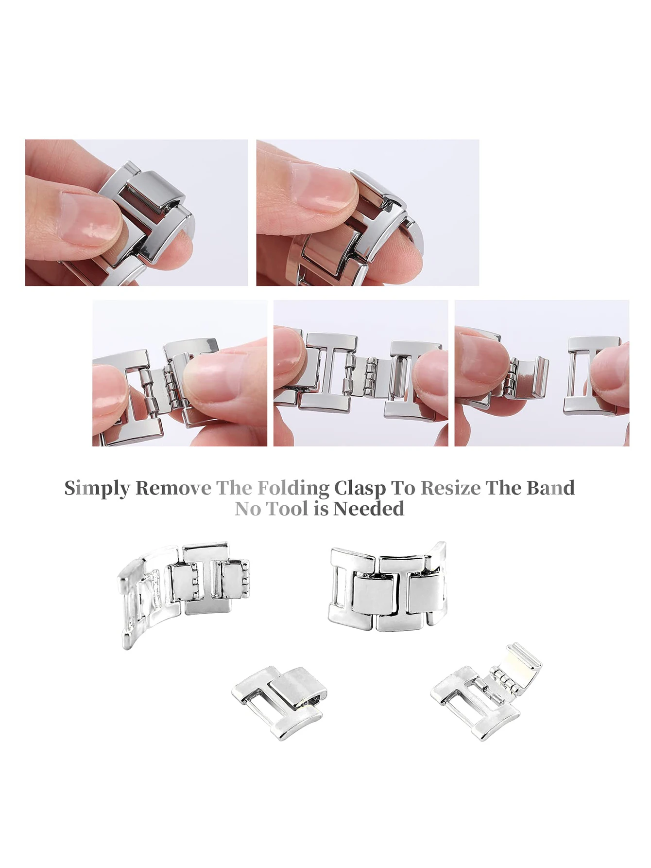 Metal Strap For Apple Watch Band Series876 SE54Ultra Women Jewelry Bracelet Chain IWatch 49mm 45mm 41mm 40mm 38 44mm Peal Wrist