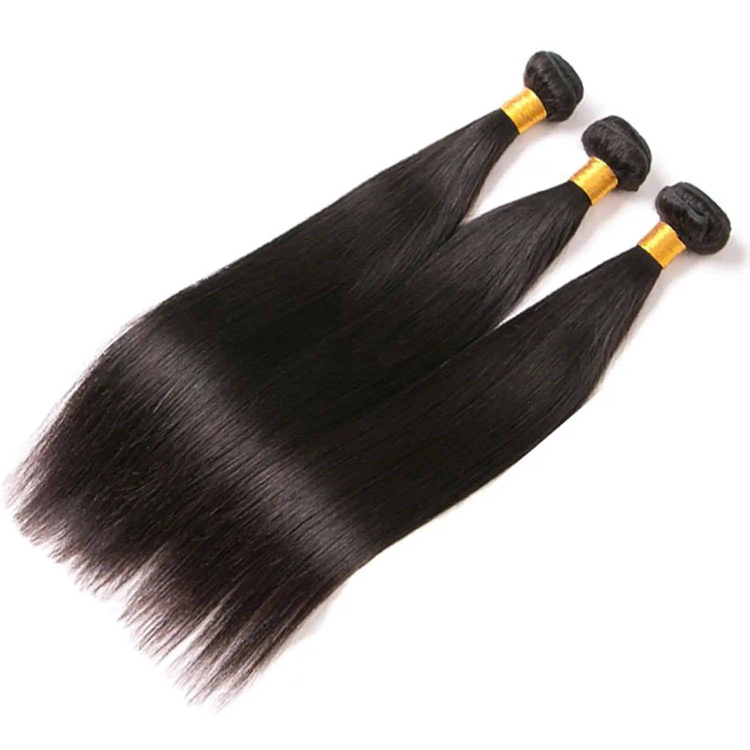 Straight Human Hair Bundles 100% Unprocessed Brazilian Raw Virgin Human Hair Bundles 14 16 18 Inch Straight Bundles Human Hair