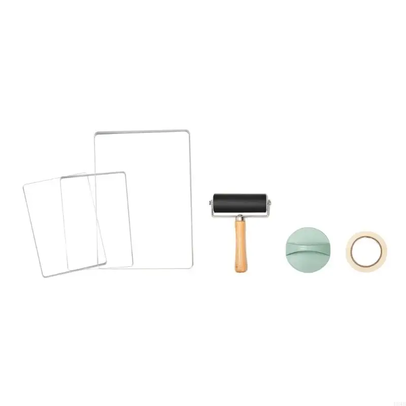 

H8WB Multipurpose Gel Printing Board Set Comes With Roller For Endlessly Creative Possibilities