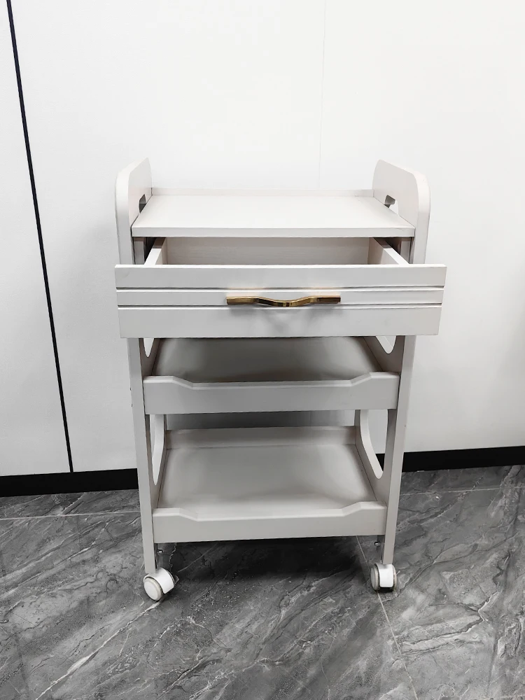 Cart Beauty Salon Trolley Utility Drawers Cosmetic Rolling Medical Storage Carrito Auxiliar Furniture